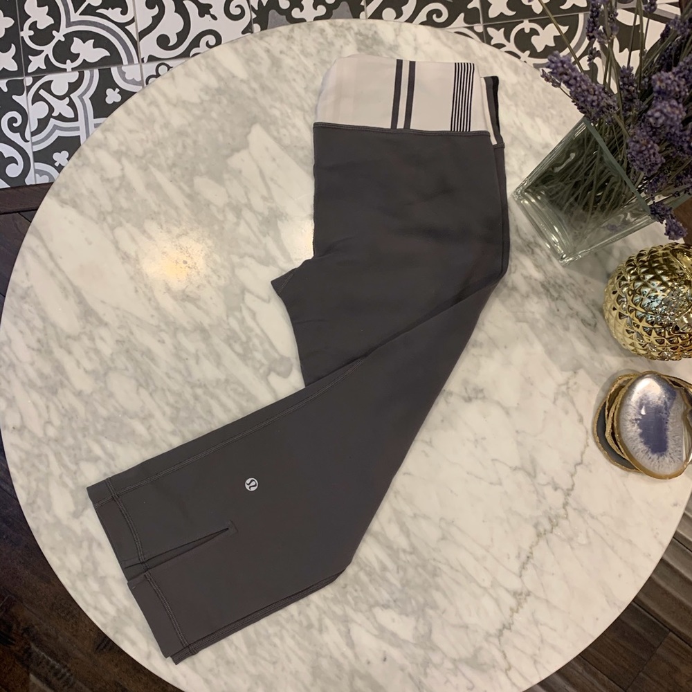 Lululemon cropped yoga pants